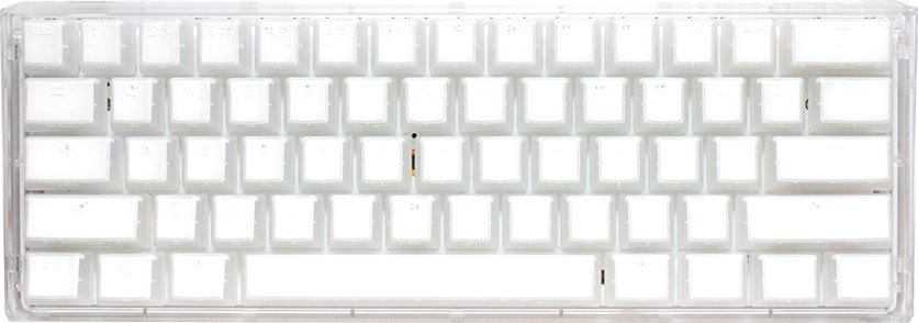 Klawiatura Ducky Ducky One 3 Aura White Mini Gaming Tastatur, RGB LED - MX-Brown (US)