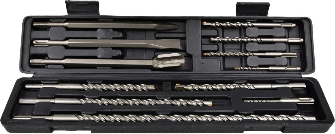 Wiertło Geko ZESTAW 12SZT. WIERTEŁ I DŁUT SDS PLUS(10) G40039 GEKO