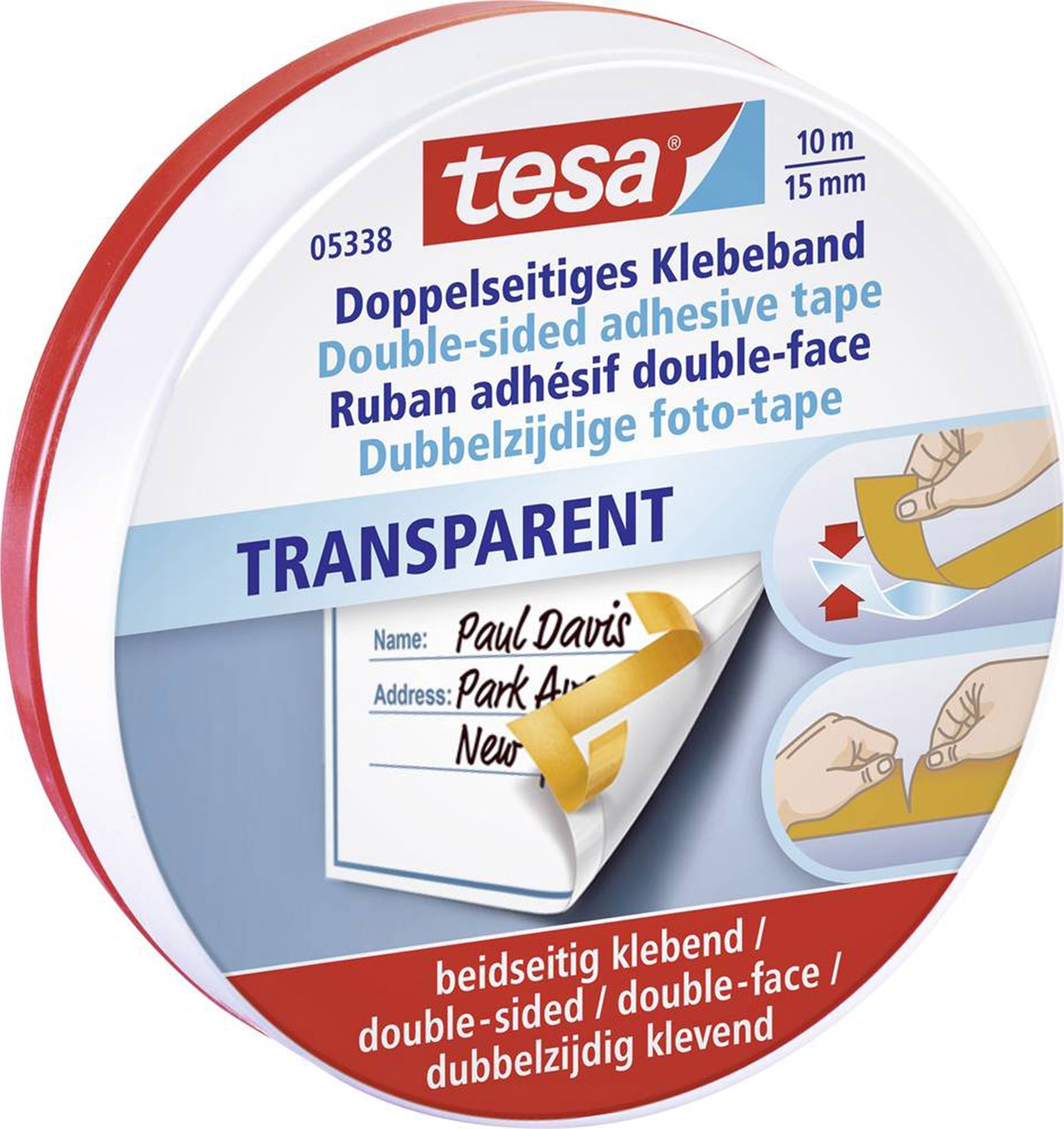 Tesa tesa® Podwójna taśma 10m x 15mm