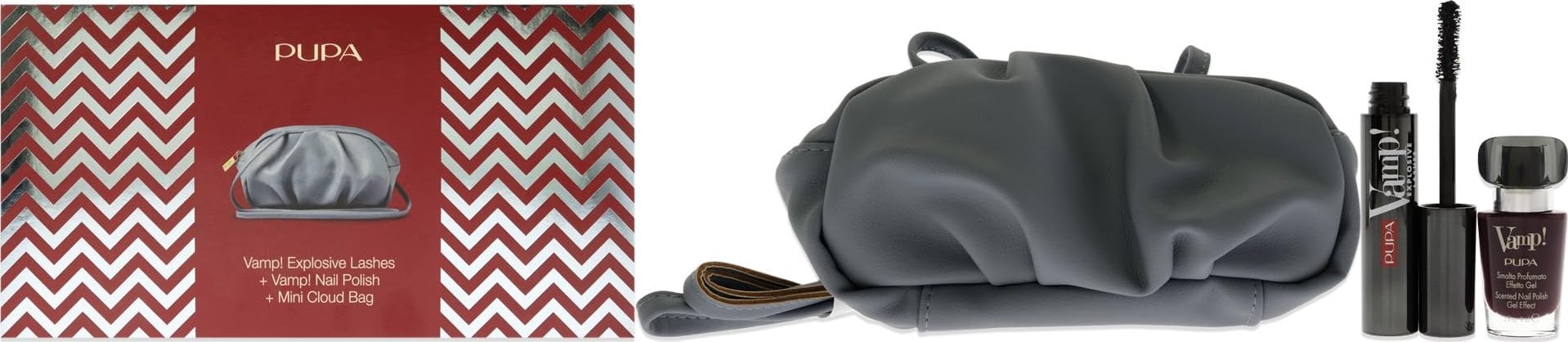 Pupa Set Pupa: Vamp! Extreme, Mascara, Black + Vamp!, Gel-Effect, Nail Polish For Women