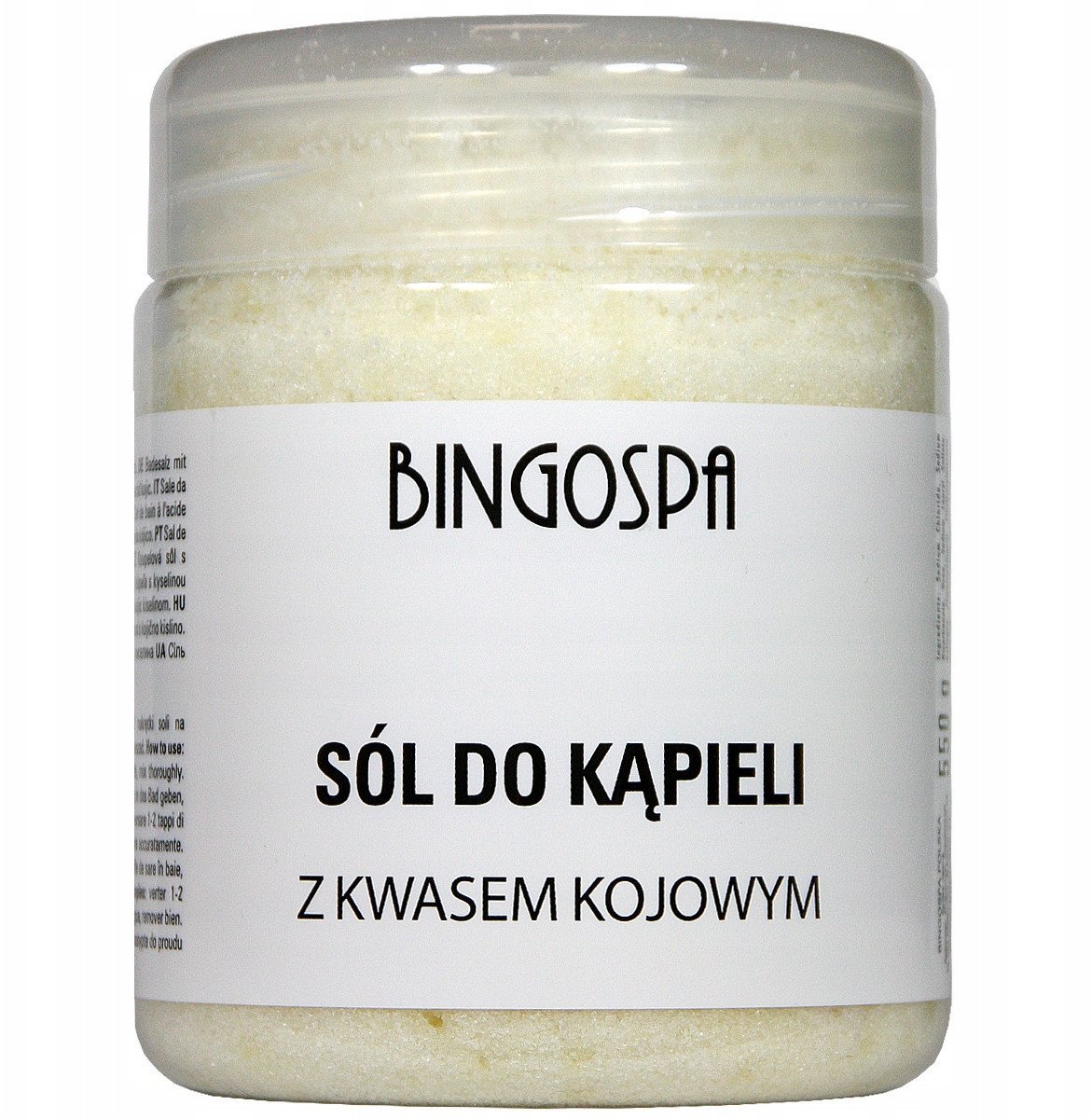 BINGO SPA_Sól do kąpieli z kwasem kojowym 550g