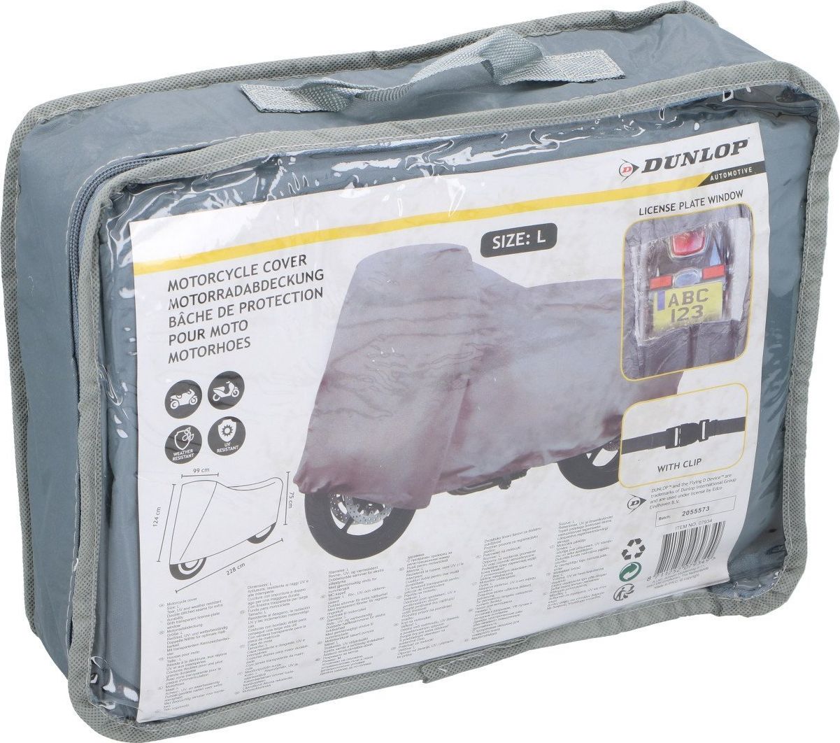 Dunlop Pokrowiec na motor rower motocykl Dunlop L uni