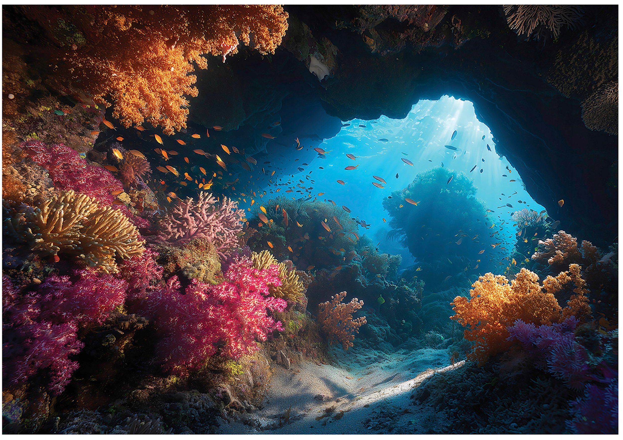 Fototapeta Na Flizelinie Ocean Rafa Koralowa Do Sypialni Salonu 300x210