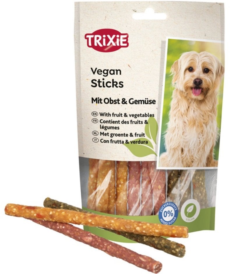 Trixie Vegan Sticks przysmak dla psa z owocami i warzywami, 100 g