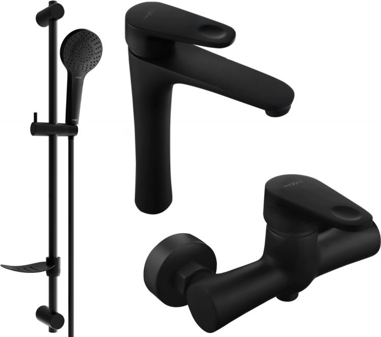 Mexen Mexen Kama DF05 zestaw prysznicowy, czarny - 72514DF05-70