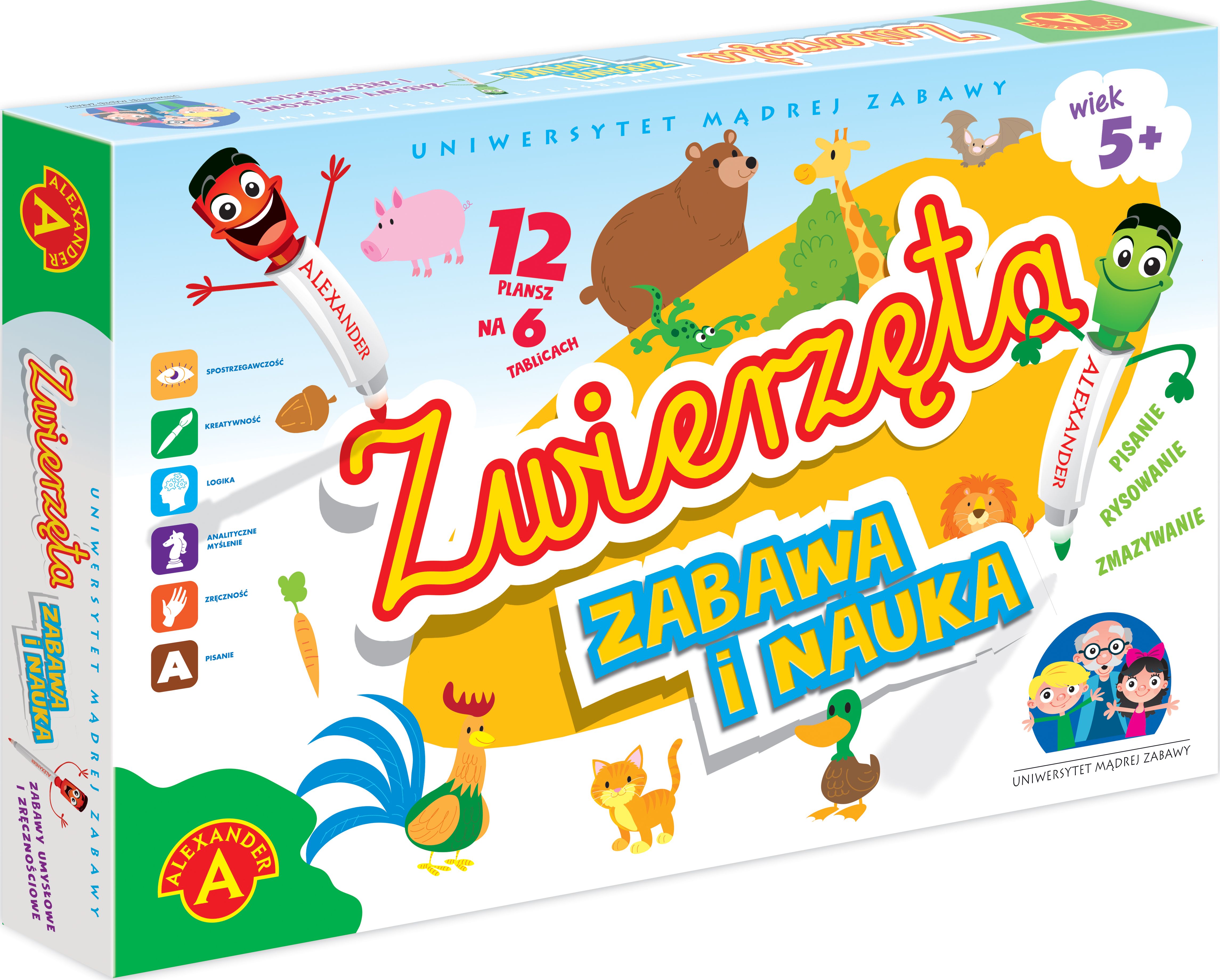 Alexander Uniwersytet Mądrej zabawy - Zwierzęta