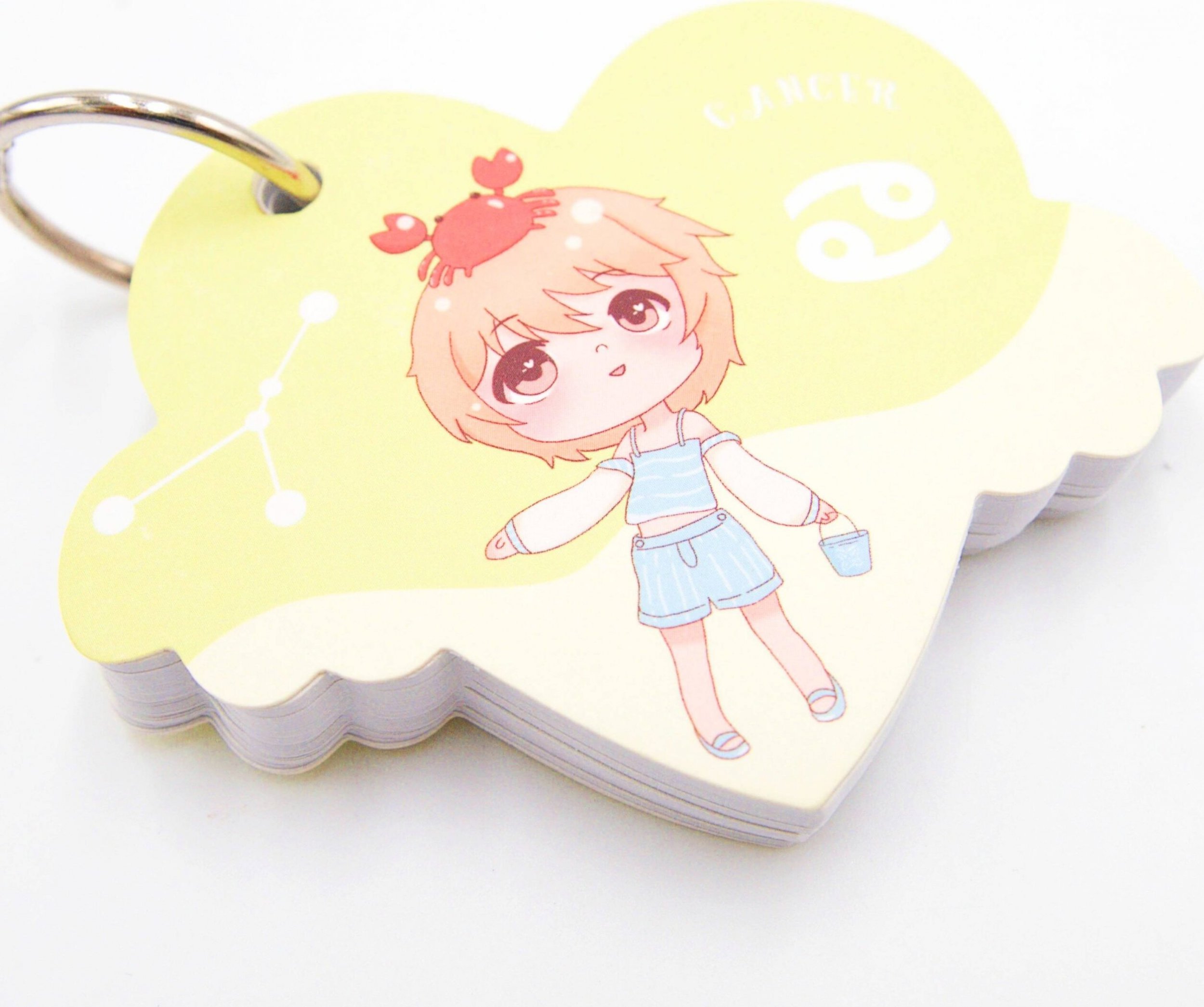 myHomelife Mini notes notesik na breloku znak zodiaku RAK