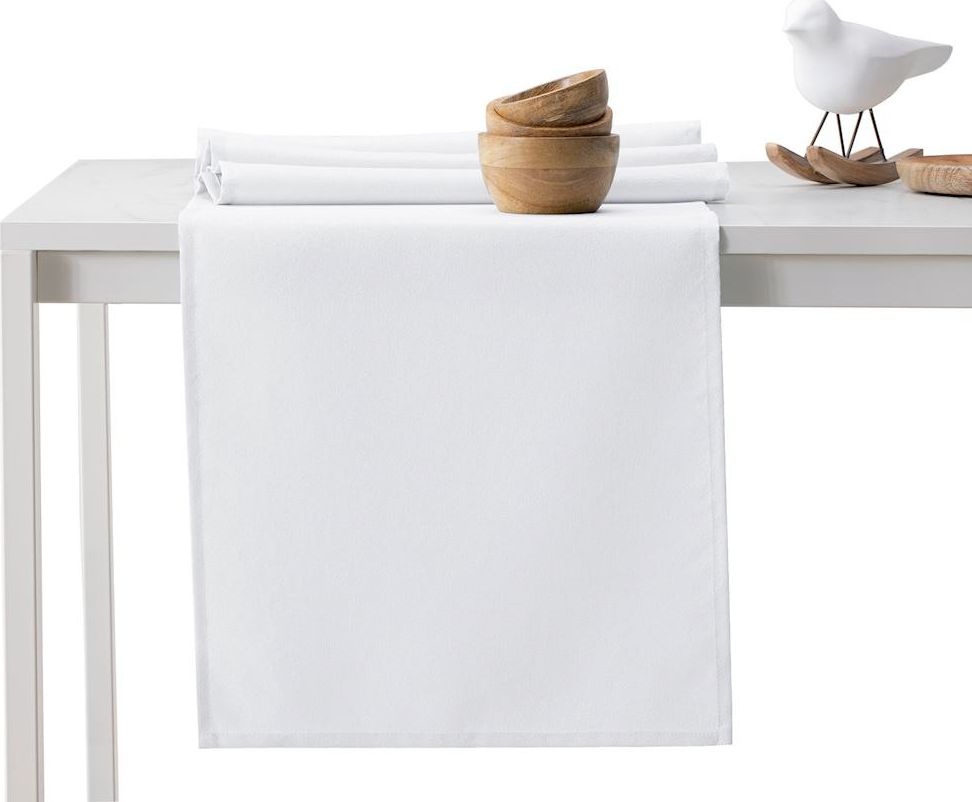 AmeliaHome AmeliaHome bieżnik plamoodporny EMPIRE HMD WHITE 40X120