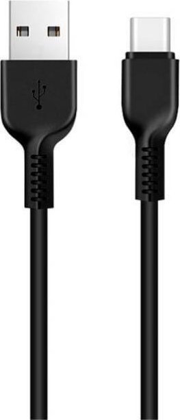 Kabel USB Hoco USB-A - USB-C 2 m Czarny (X20 black)