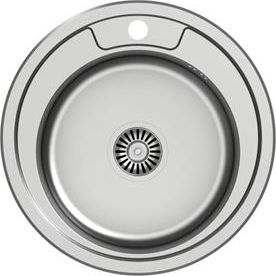 Zlewozmywak Steiner HUGO 210 Steinsteel len z syfonem 1-komorowy b/o