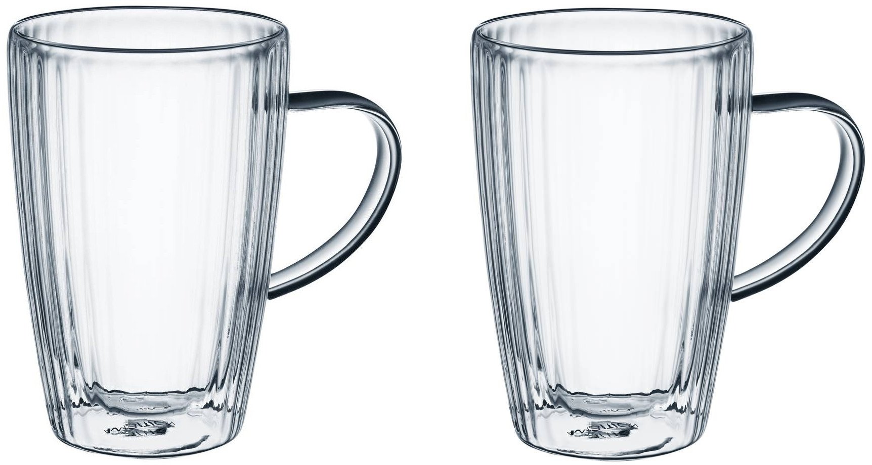 Komplet 2 szklanek termicznych 450 ml Curly z podwójną ścianką