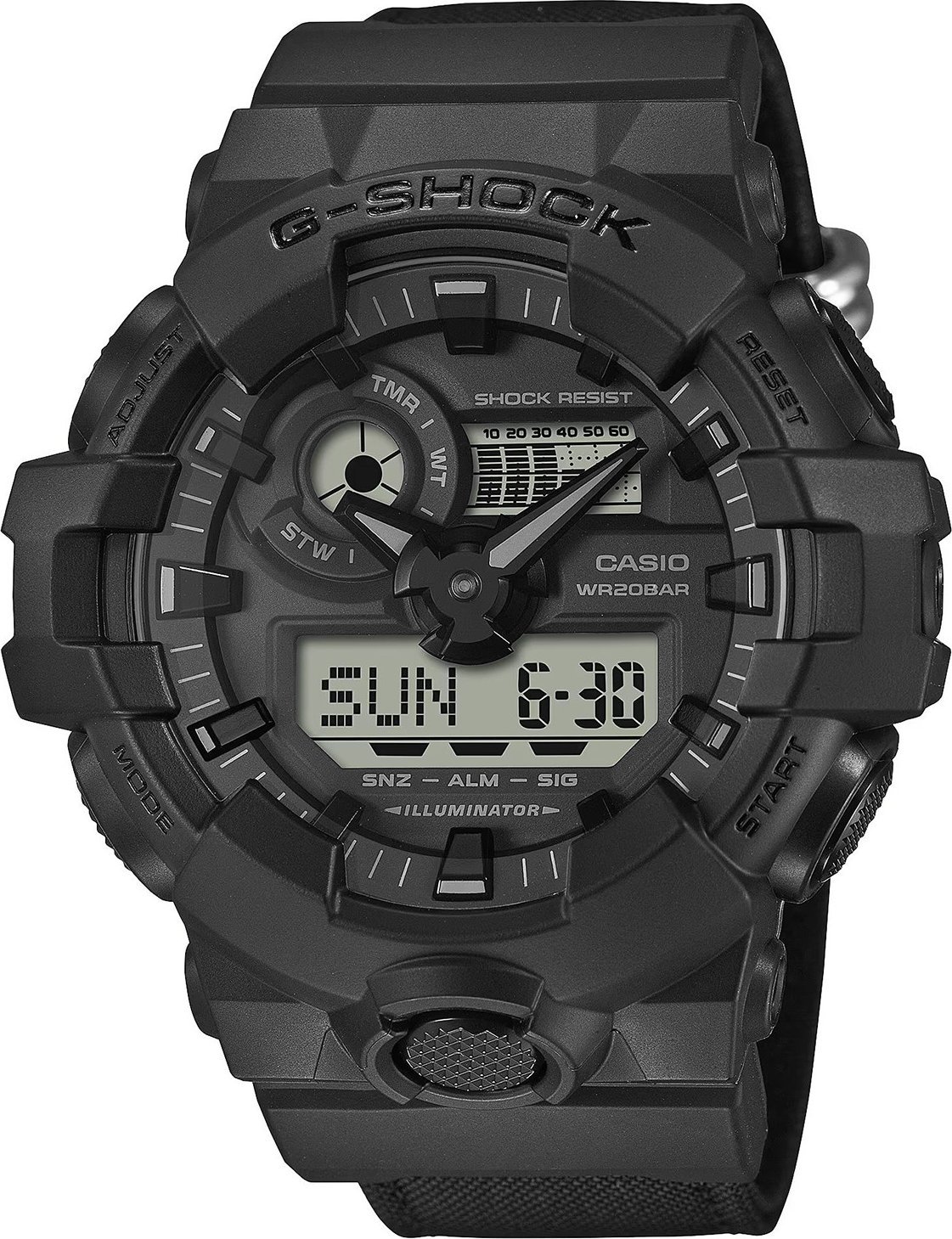 Zegarek sportowy G-SHOCK Casio G-Shock GA-700BCE-1AER 200m czarny