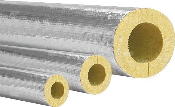 K-flex Izolacja K-FLEX® K-ROCK ALU z wełny mineralnej z płaszczem 30 x 42 mm sztanga 1m 30042LR1080BARP