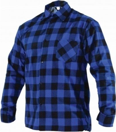 Stalco Koszula robocza flanelowa niebieska roz. XL