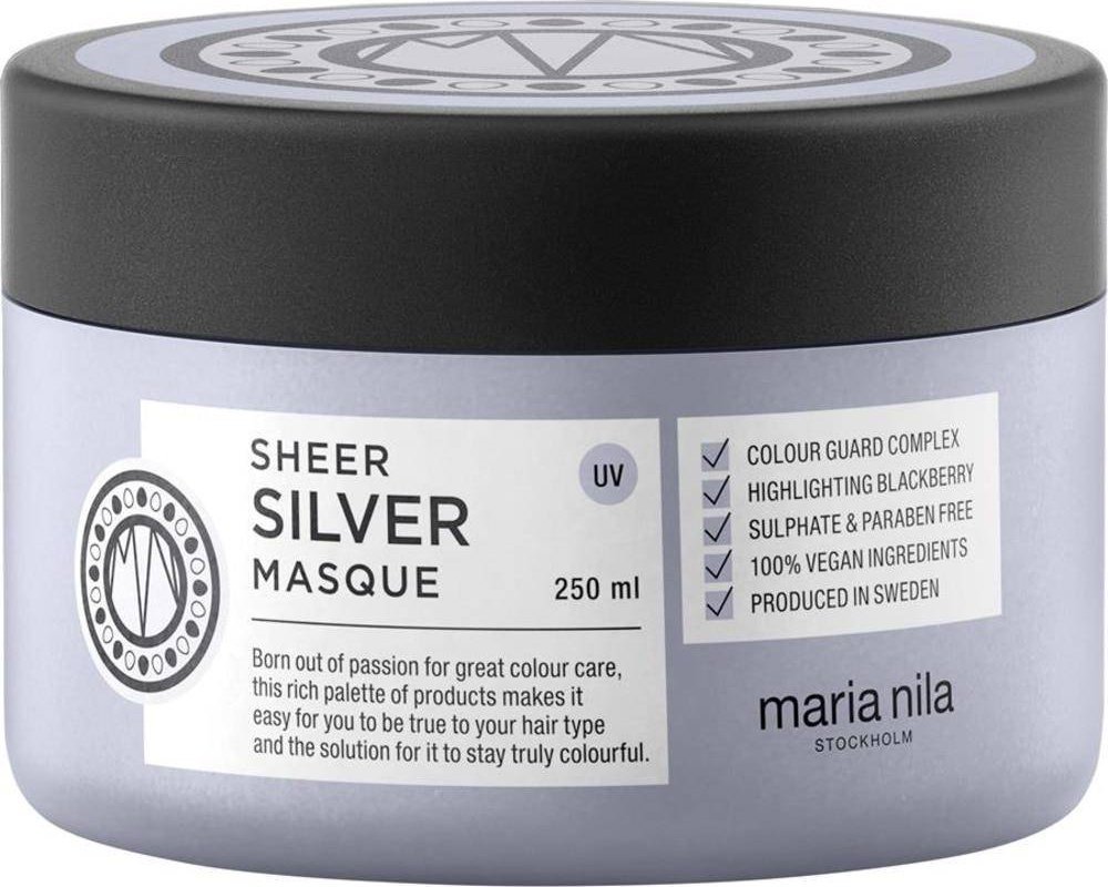 Maria Nila Sheer Silver Masque maska do włosów blond i rozjaśnianych 250ml