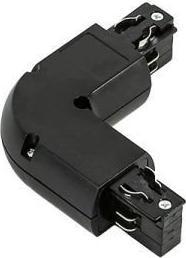 Italux 4 phase track - L joint - black TR-L-JOINT-BL