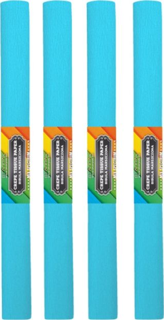 Starpak Bibuła marszczona 50x200cm błękitna jasna 10szt.