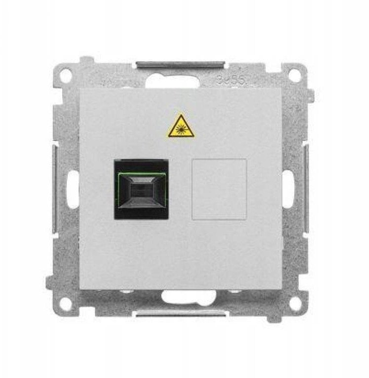 Kontakt-Simon Gniazdo fiber optyczny optyczne pojedyncze SC/APC (moduł) Aluminium mat TGS1.01/143