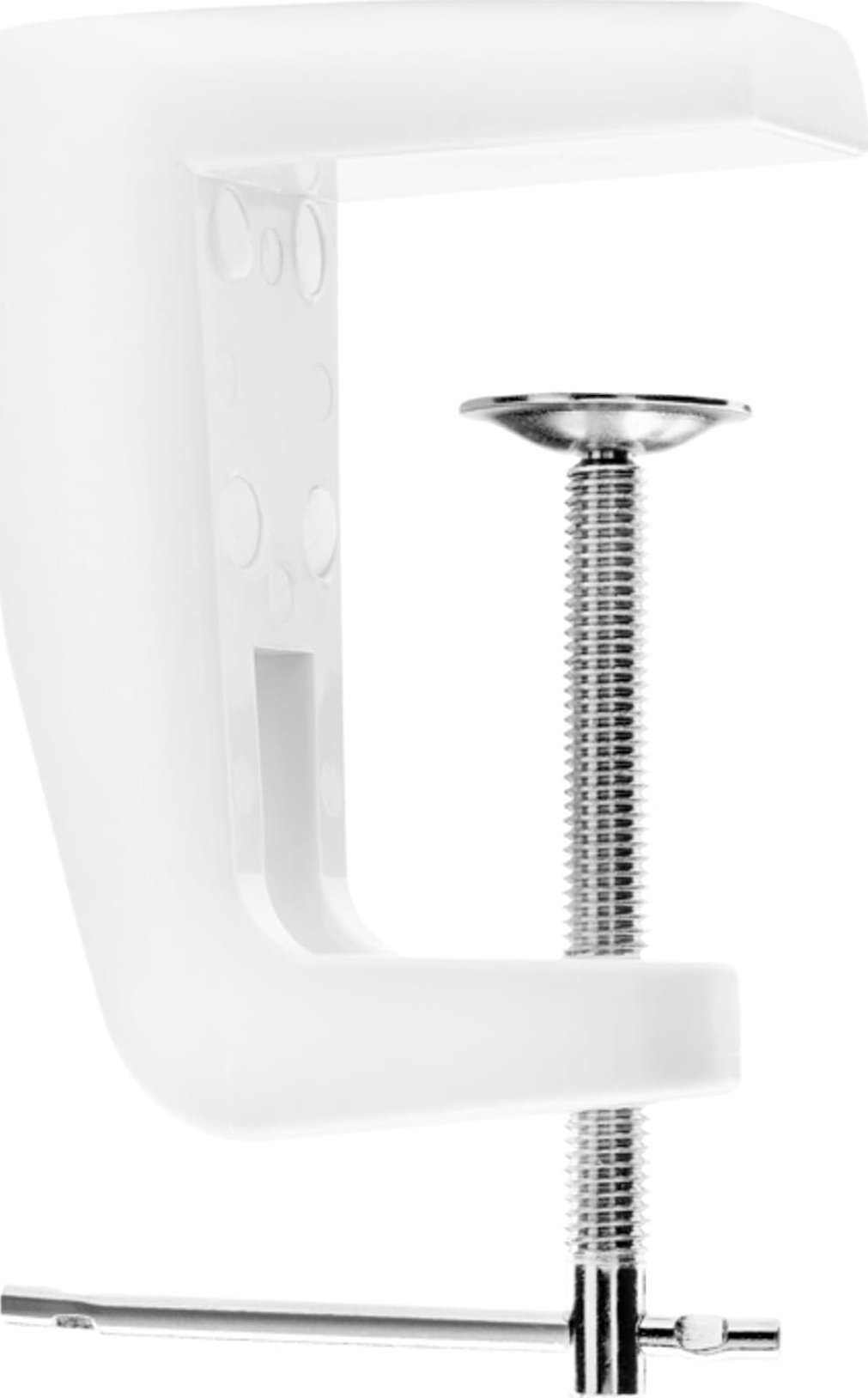 Activeshop Uchwyt do blatu do lampy lupy biały