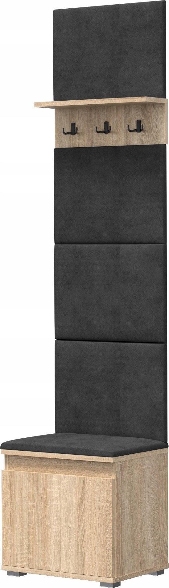 MartigoPlus Szafka na buty siedzisko wieszak panele Nevada 50 Sonoma