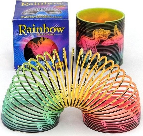 Sprężyna tęczowa 6,5x6,5x6,5cm