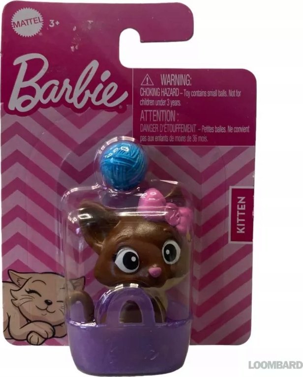 Mattel Barbie Mini Kotek w koszyku Kitten