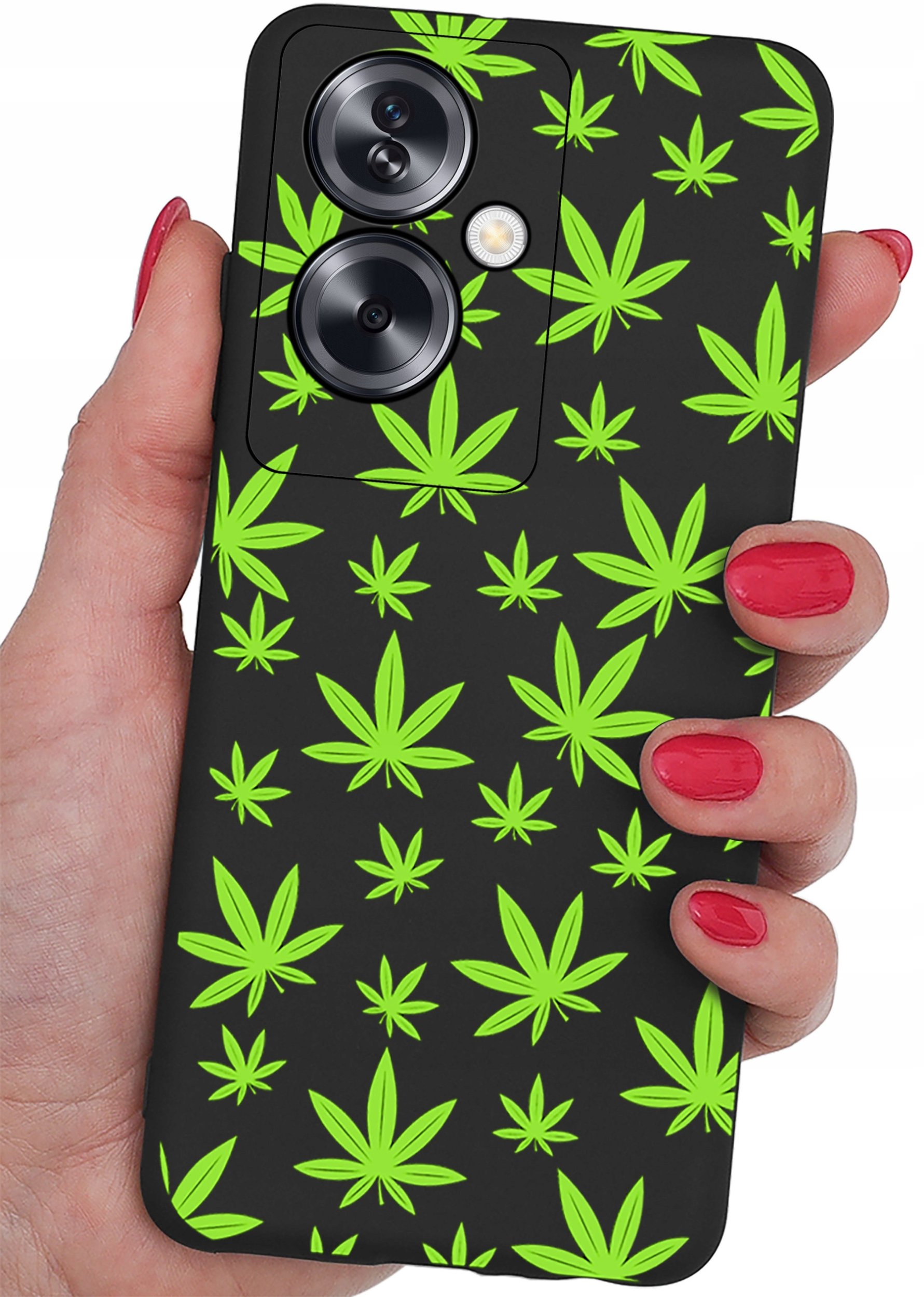 ETUI do Oppo A79 5G CASE WZORY SOFT MATT PLECKI + SZKŁO OCHRONNE 9H