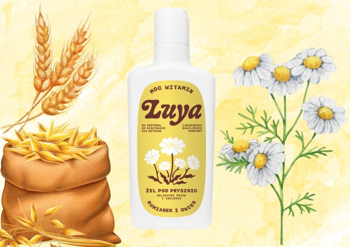 Yope LUYA Żel p/prysznic 400ml Rumianek+Owies