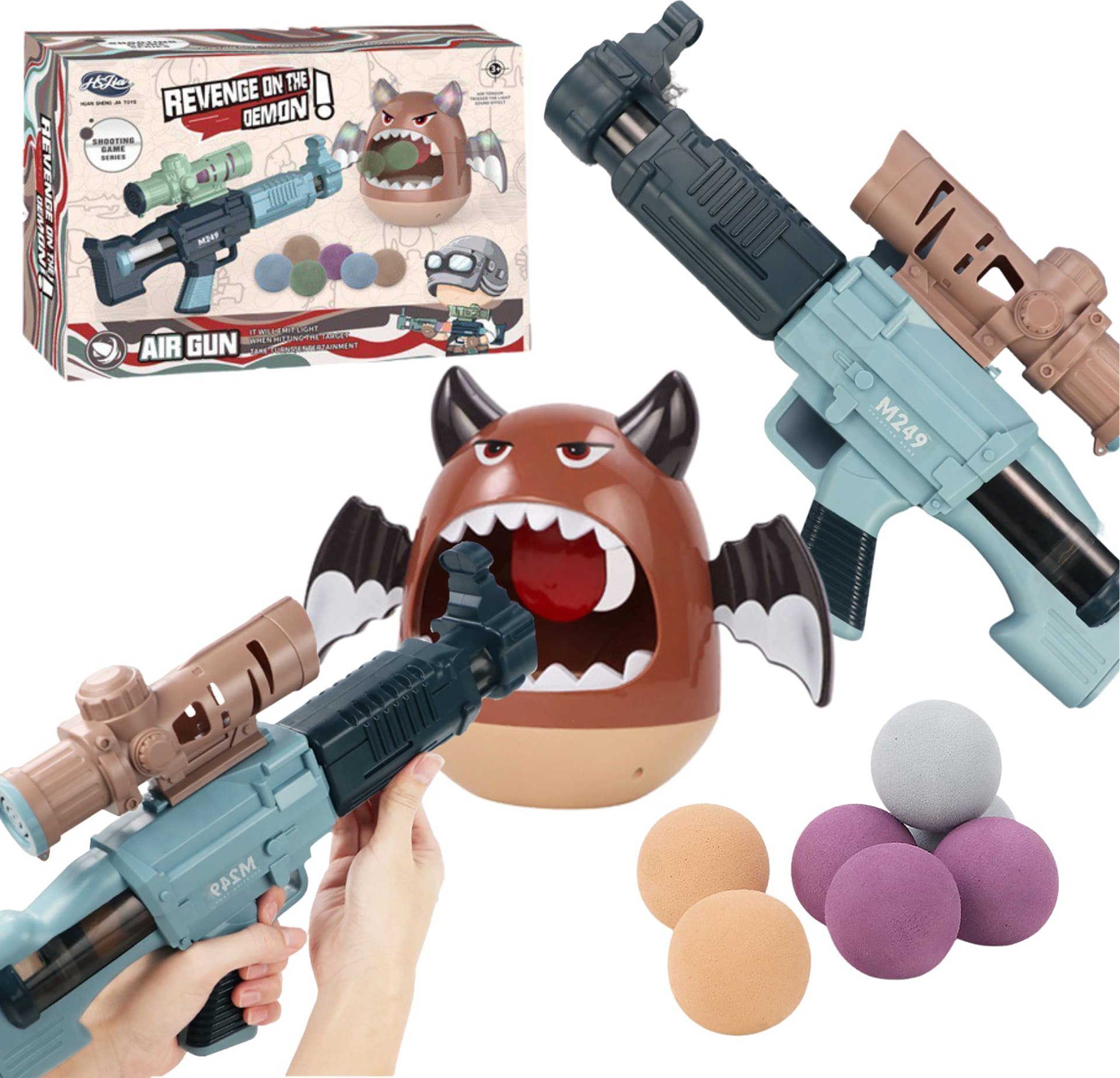 ProNice STRZELANIE DO GŁODNEGO POTWORKA GRA ZRĘCZNOŚCIOWA