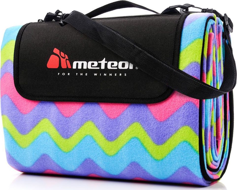 Meteor Koc piknikowy 180x200 cm zygzaki multikolor