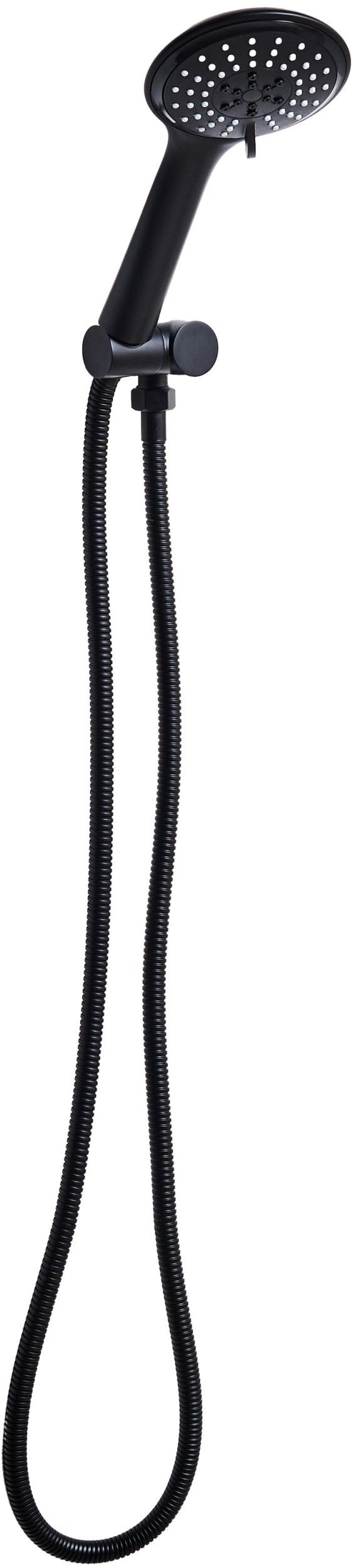 Słuchawka prysznicowa z wężem TUMPLE 3 funkcje Czarny