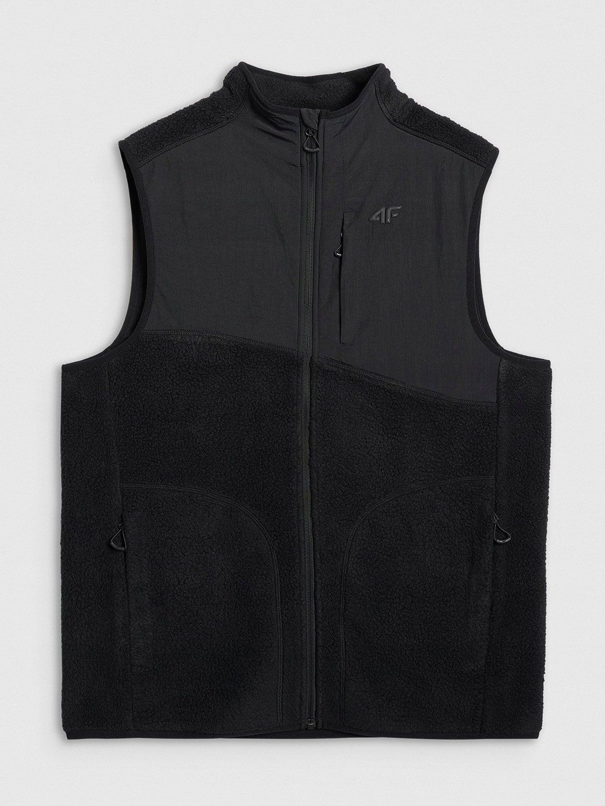 4f Bezrękawnik sherpa męski - czarny L