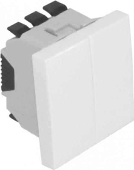 Efapel EFAPEL QUADRO45 ŁĄCZNIK 2-BIEGUNOWY BIAŁY MAT (BEZ 45993) 45061 SBM