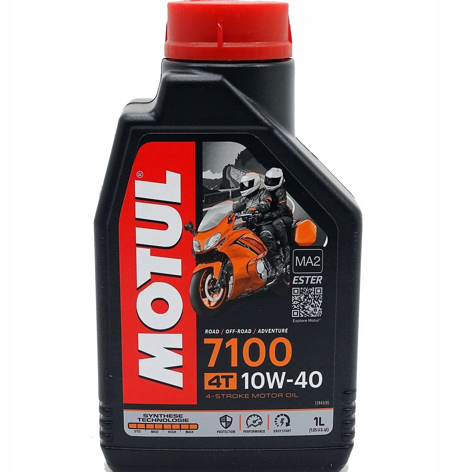 ENGINE OIL MOTO MOTUL 4T 7100 10W40 1L