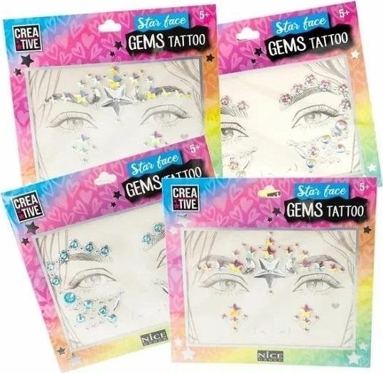 Russell Zestaw do ozdabiania twarzy mix