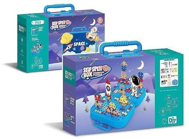 Klocki do wkręcania z walizką