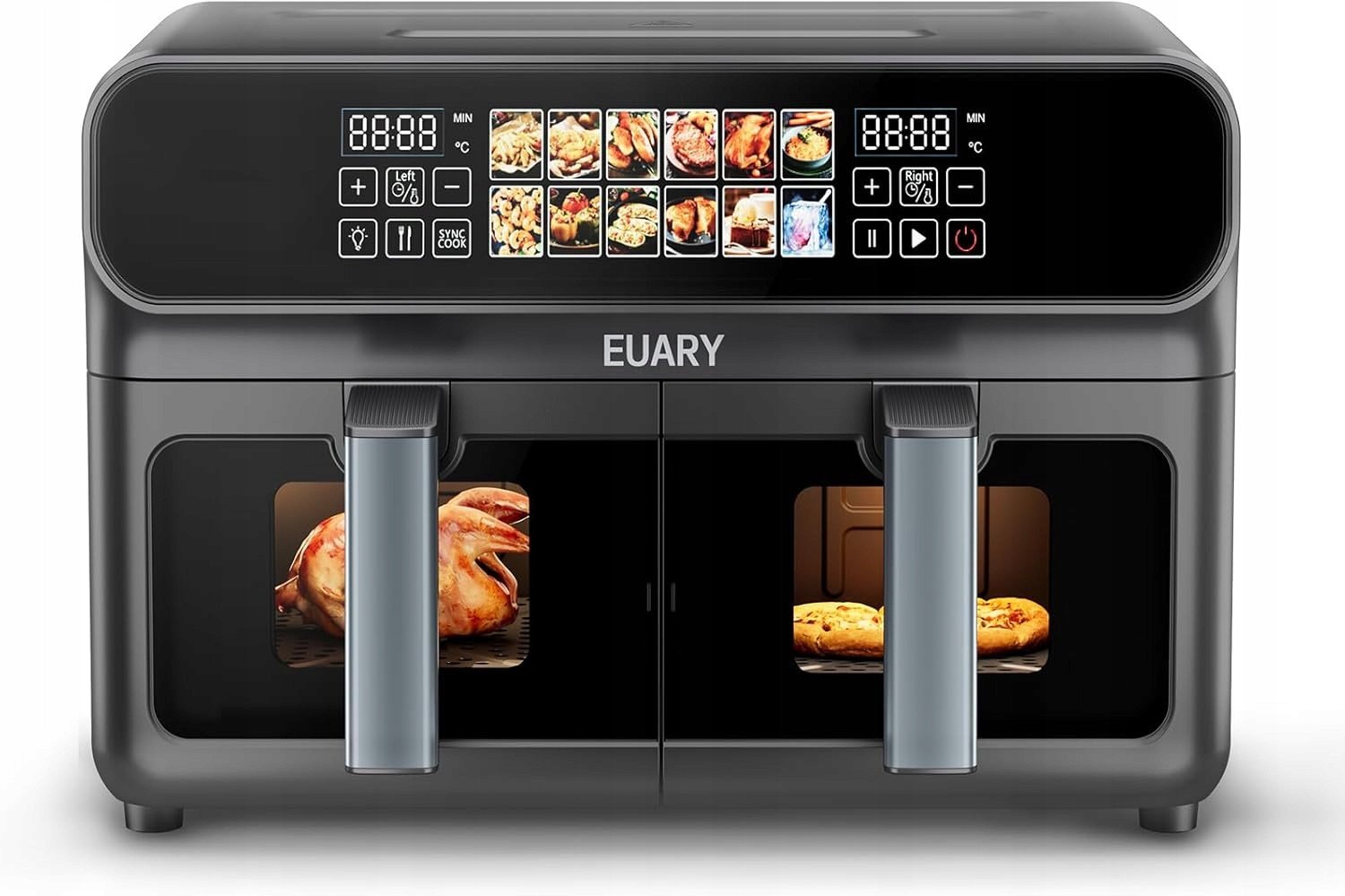 EUARY Frytkownica beztłuszczowa XXL 9L nowa Airfryer Dual Company