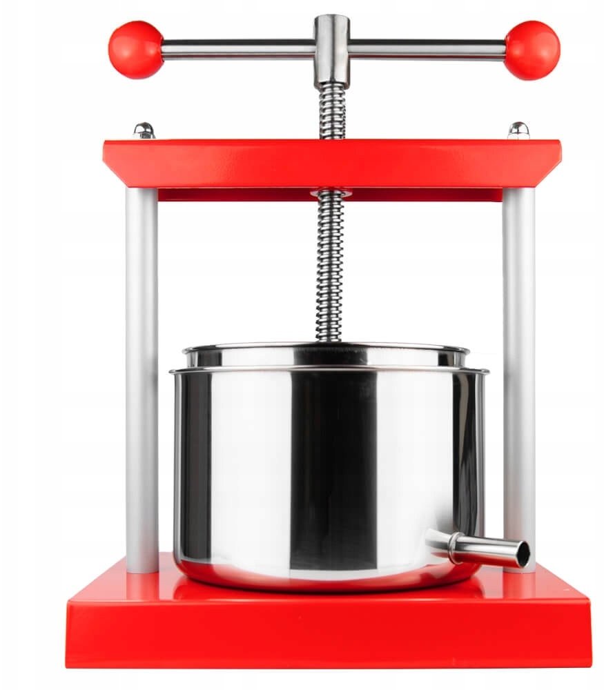 PRASA METALOWA 3L Wyciskarka Ręczna do Owoców Soków Jabłek Winogron