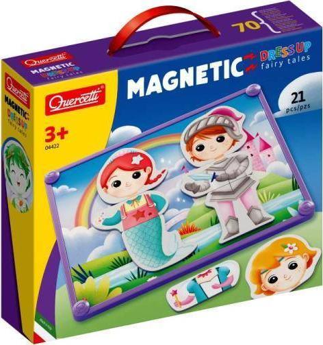 Quercetti Puzzle magnetyczne 21 Dress Up Fairytales