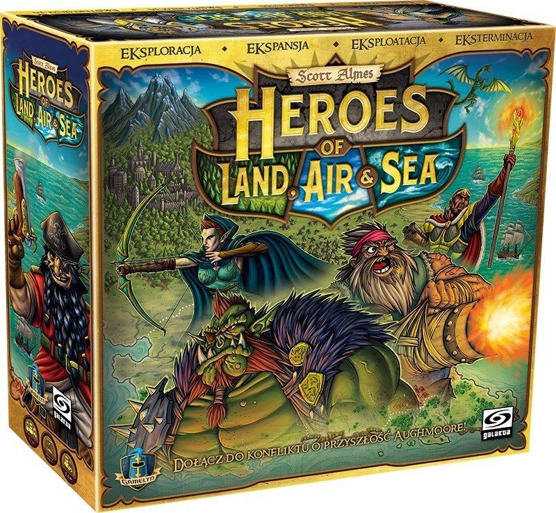 Galakta Gra planszowa Heroes of Land, Air & Sea (edycja polska)