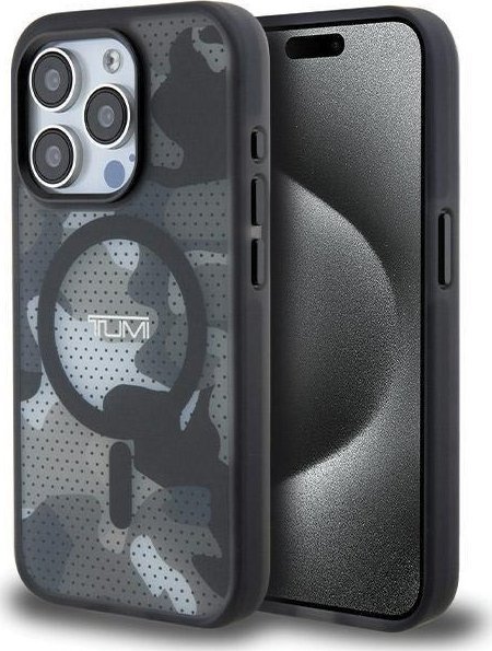 Tumi TUHMP15LTCAMK iPhone 15 Pro 6.1" black/black hardcase Frosted Camo Print MagSafe