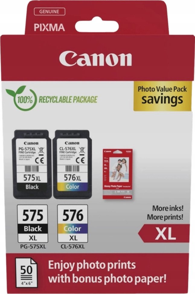 Tusz Canon Canon PG-575 XL / CL-576 XL Photo Value Pack