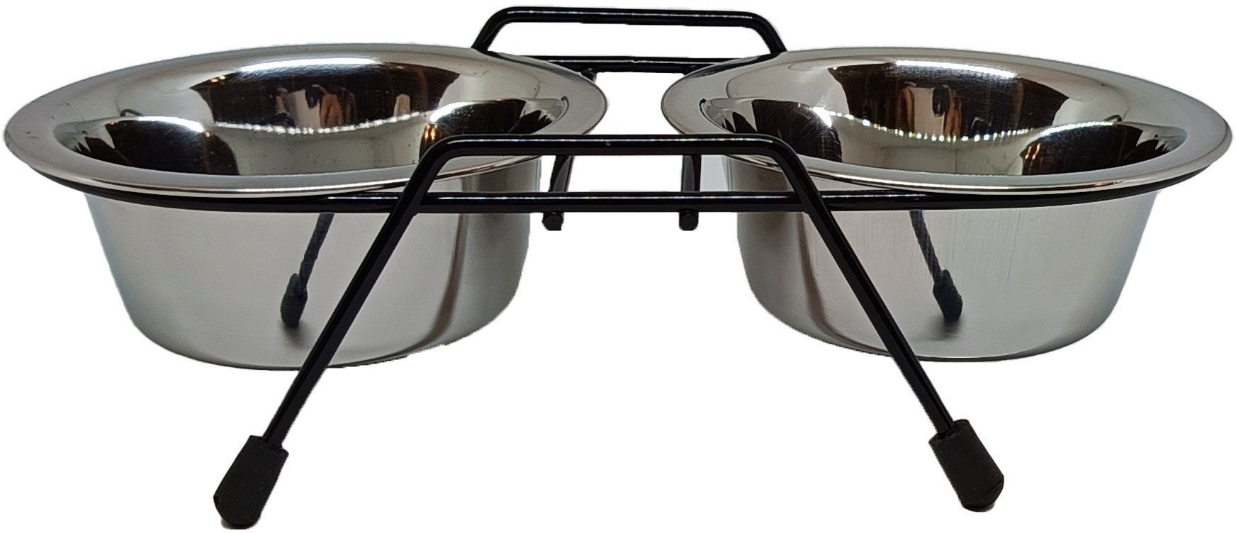 DOUBL BOWL METAL WITHSTAND HOPPY 2X1.8L