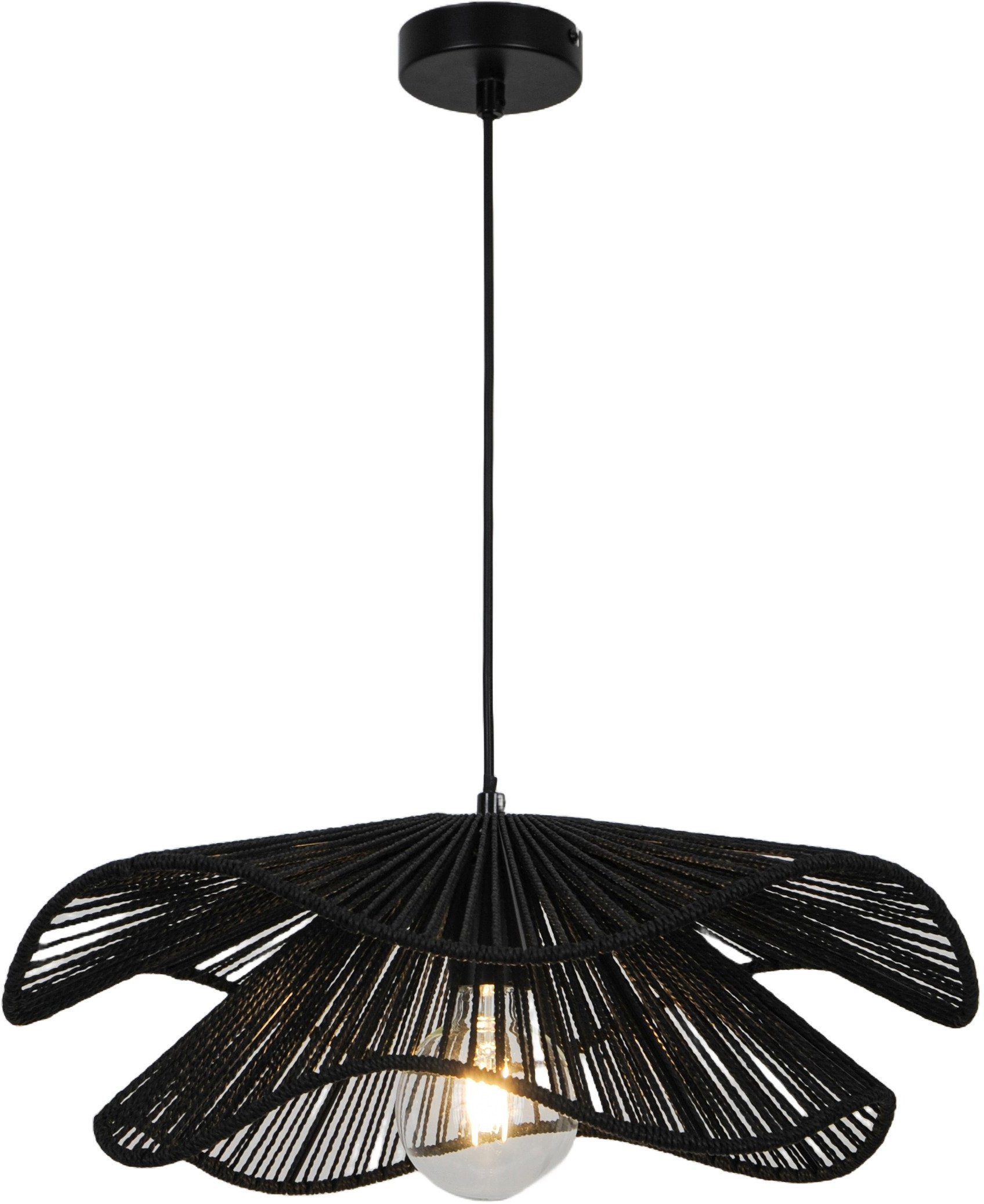 PENDANT LIGHT VAN D40 E27 BLACK