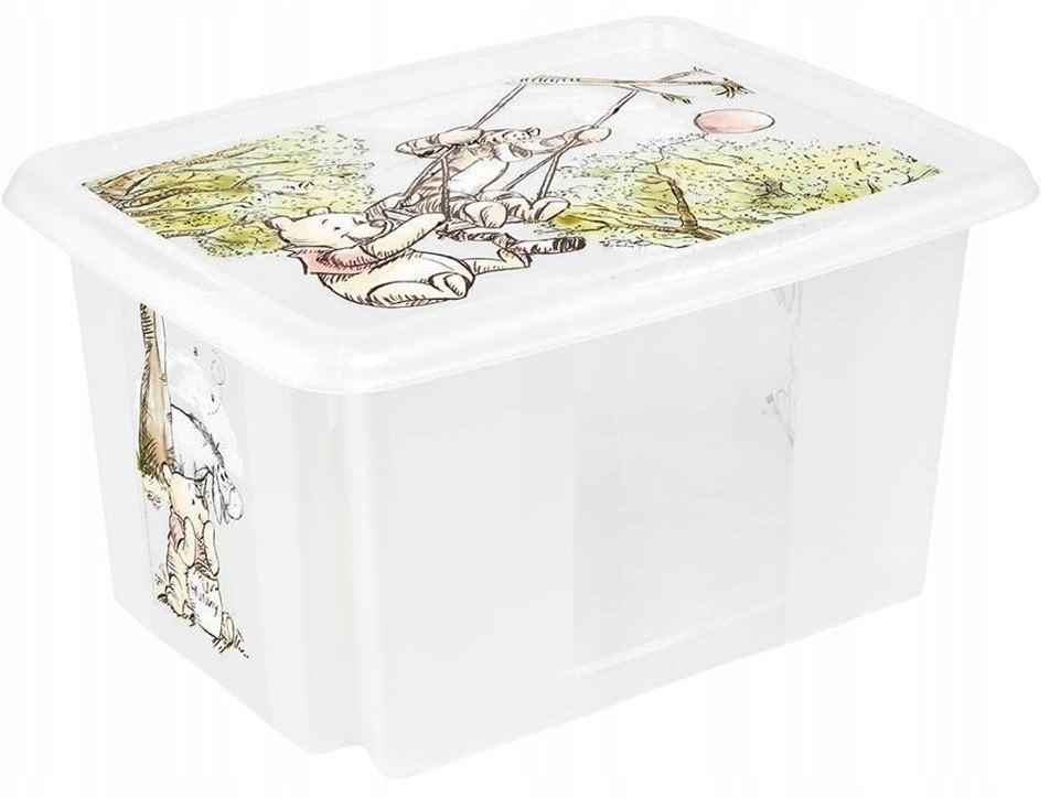 Static Control Pojemnik z pokrywką 15L Karolina "Winnie the Pooh" 38x29 5x20 5cm przezroczysty 4052396078732