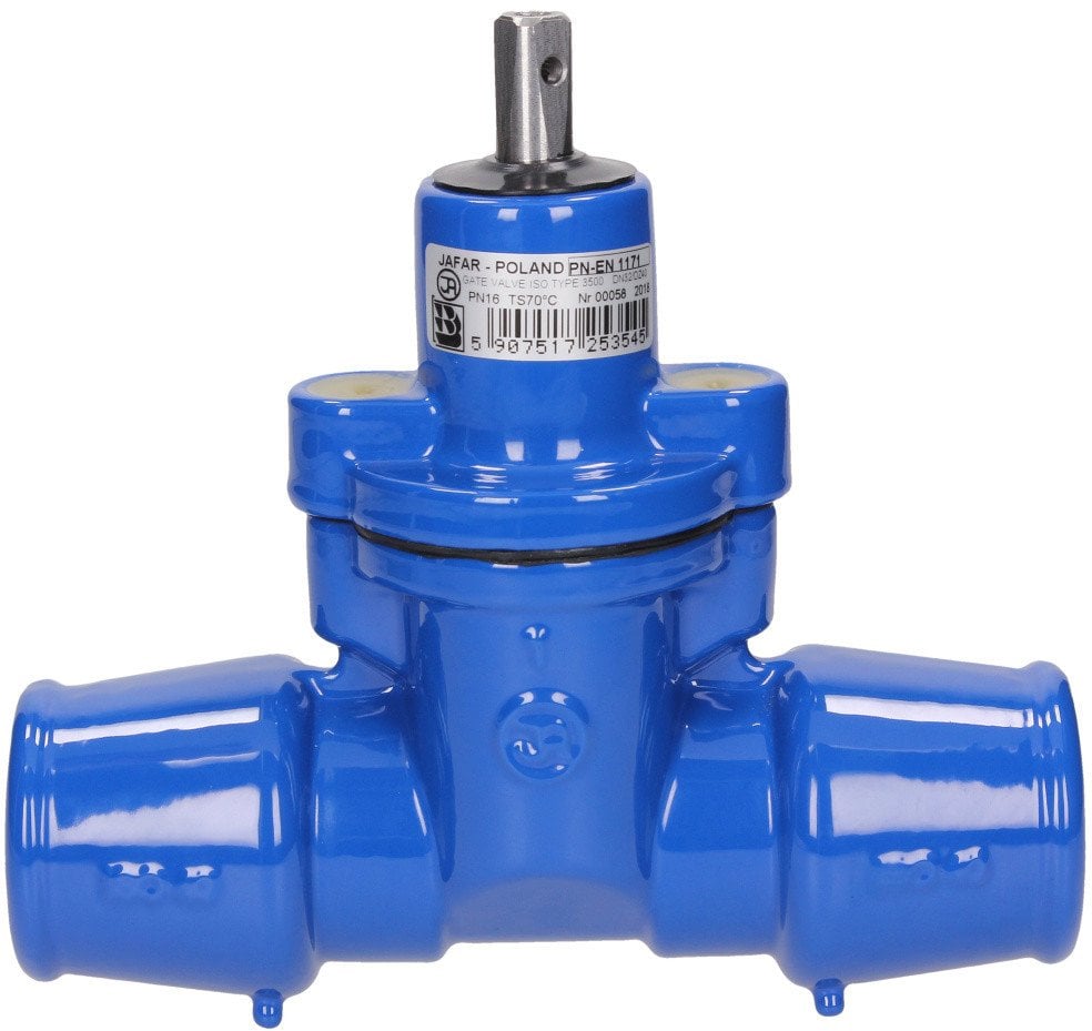 Zasuwa miękkouszczelniona z przyłączem ISO DN050 3500