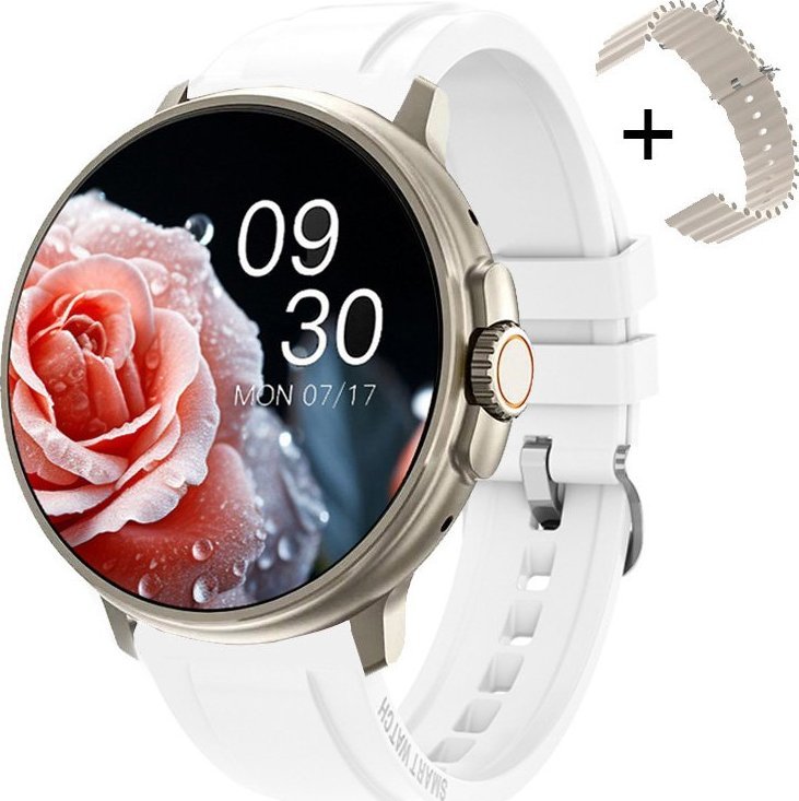 Smartwatch Rubicon Zegarek SMARTWATCH Rubicon RNCF15 biały92/beżowy