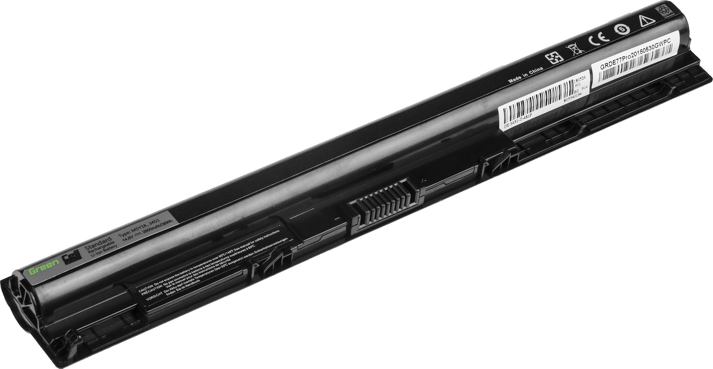 Bateria Green Cell Green Cell PRO Bateria do Dell Inspiron 3451 3555 3558 5551 5552 5555 / 14,4V 2600mAh