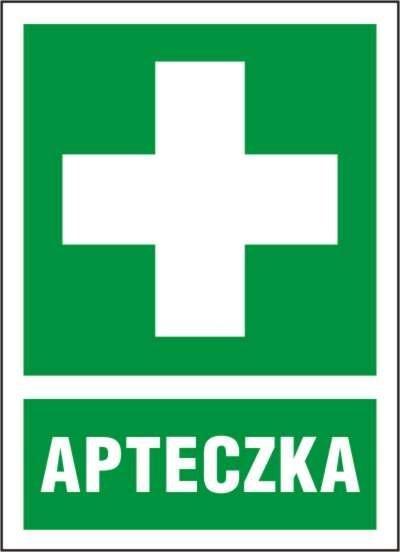 Mój dom Zio-1 - Znak Tablica Informacyjna Bhp - Apteczka