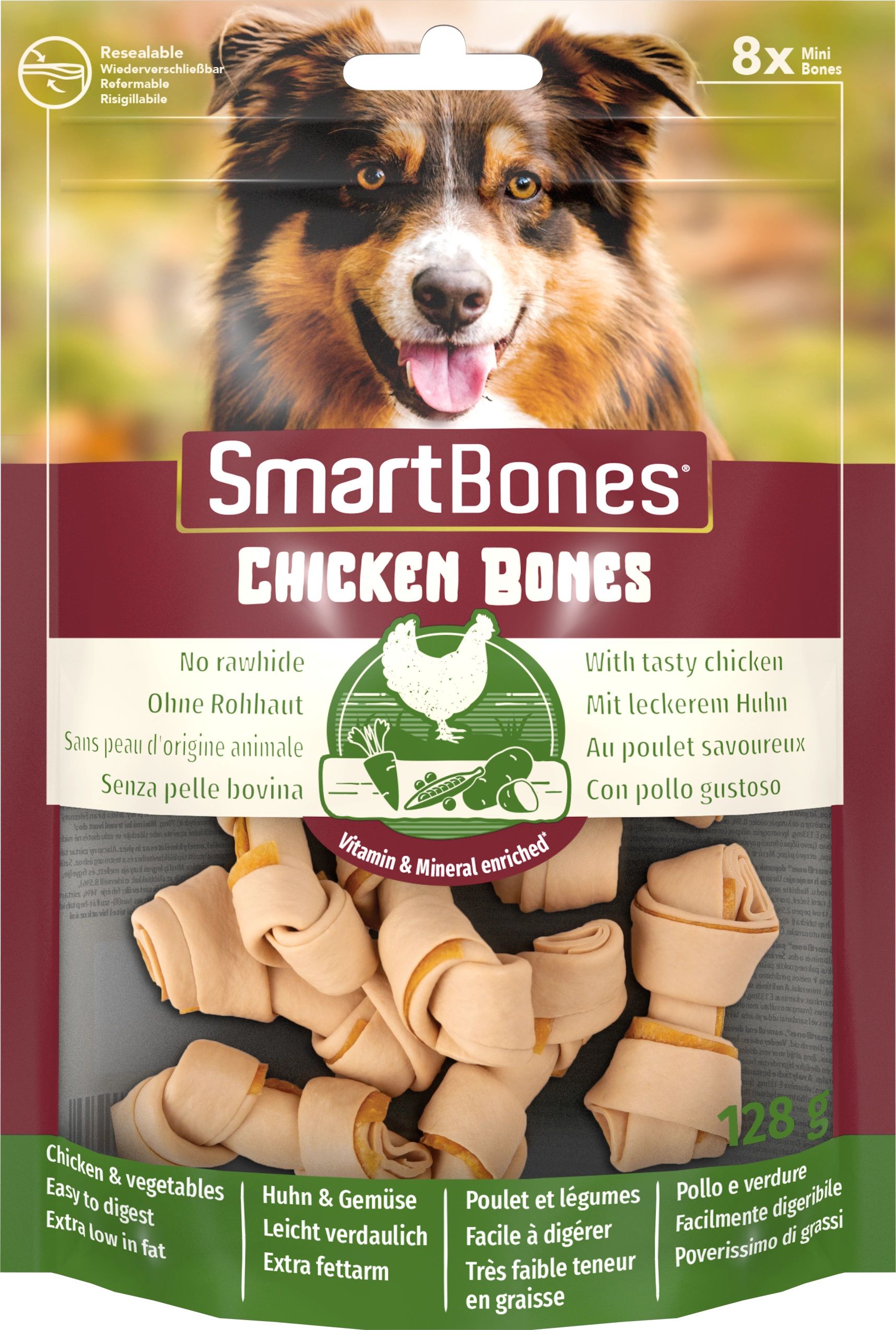 SmartBones Chicken Bones Mini 8szt. [T027101]